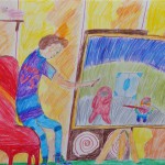 Моё увлечение.Старостин Макар,11 лет,цветные карандаши,Самара,Лицей №1 пед.Воронова Е.А