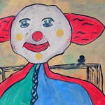 Рыжий клоун,Зубко Вероника, 9 лет,гуашь, масл. паст.,г.Самара, ДХШ №2, пед.Рущина Н.И